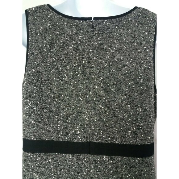 Classic Chic Tweed Gray Talbots Dress Shift Size 6 Petites 6P Preppy EUC - Picture 4 of 8